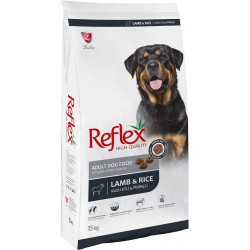 Reflex Kuzulu ve Pirinçli Yetişkin Köpek Maması, 15 Kg