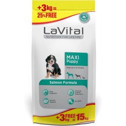 La Vital Büyük Irk Somonlu Yavru Köpek Maması 15 Kg