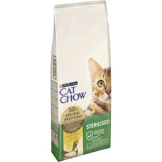 Purina Cat Chow Kısırlaştırılmış Tavuklu Yetişkin Kedi Maması 15 Kg